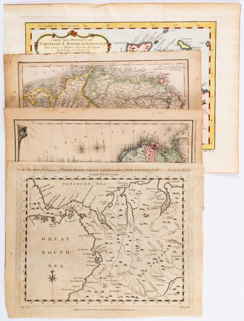 Bellin, Jacques Nicolas : Carte des provinces Carthagena, S