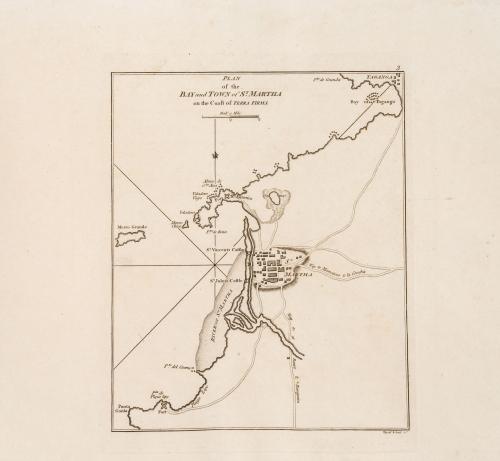 Laurie and Whittle : Plan of the Bay and Town of St Martha