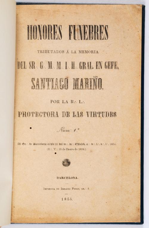 R.L. Protectora de las Virtudes  : Honores fúnebres tributa