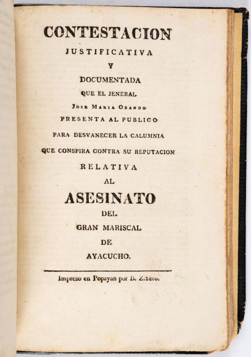 VV.AA. : Miscelánea de impresos de la Independencia, incluy