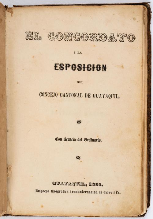 Arboleda, Julio  : Miscelánea de impresos, incluyendo El Mi