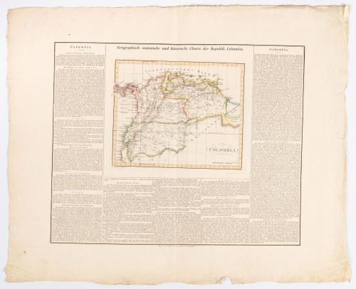 Carey & Lea : Geographisch- statische und historische chart