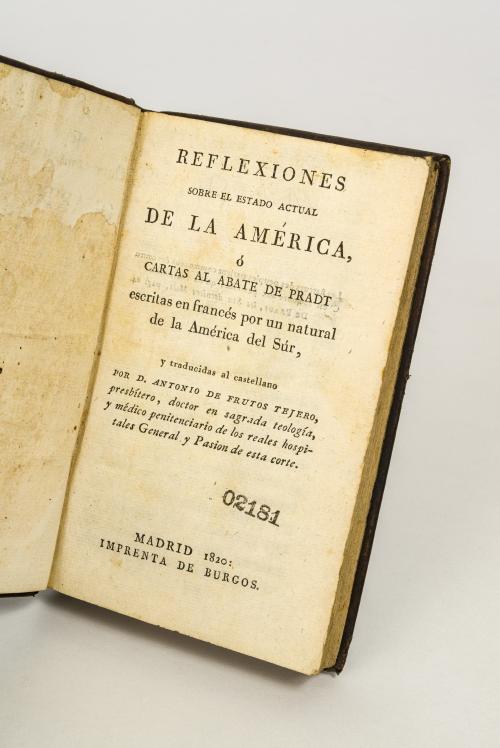 Pradt, Abate de. Tr. A Frutos Tejero, Antonio de : Reflexio