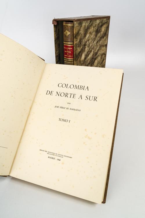 Pérez de Barradas, José  : Colombia de norte a sur. Tomos I