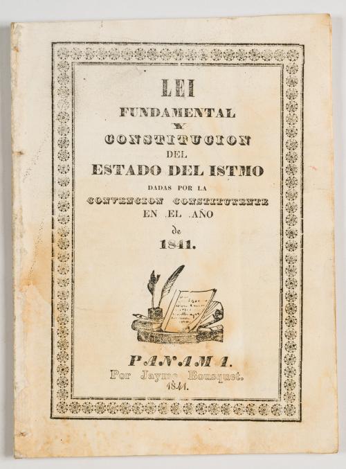 Lei fundamental y constitución del Estado del Istmo dada po