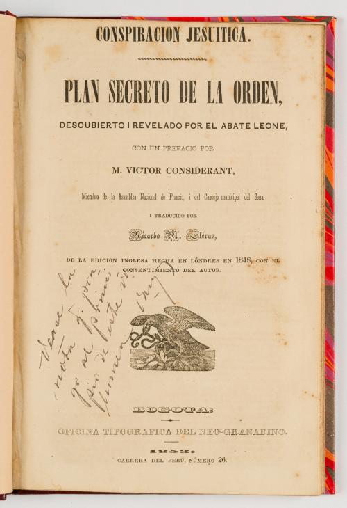 Leone, Abate : Plan secreto de la orden, descubierto i reve