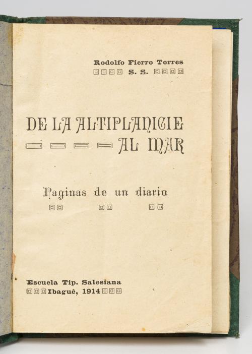 Fierro Torres, Rodolfo : De la altiplanicie al mar