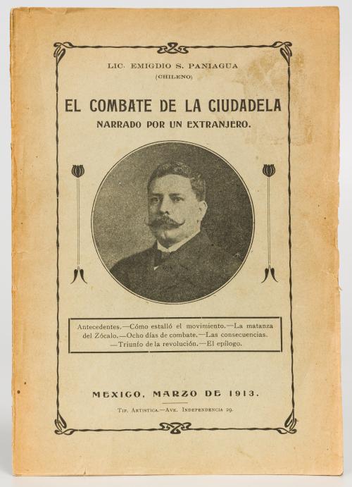 Emigdio S. Paniagua : El combate de la ciudadela narrado po