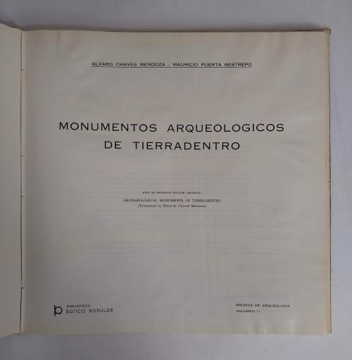 [Arqueología colombiana: 2 libros]