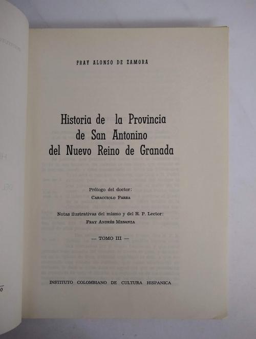 Zamora, Fray Alonso de : Historia de la provincia de San An