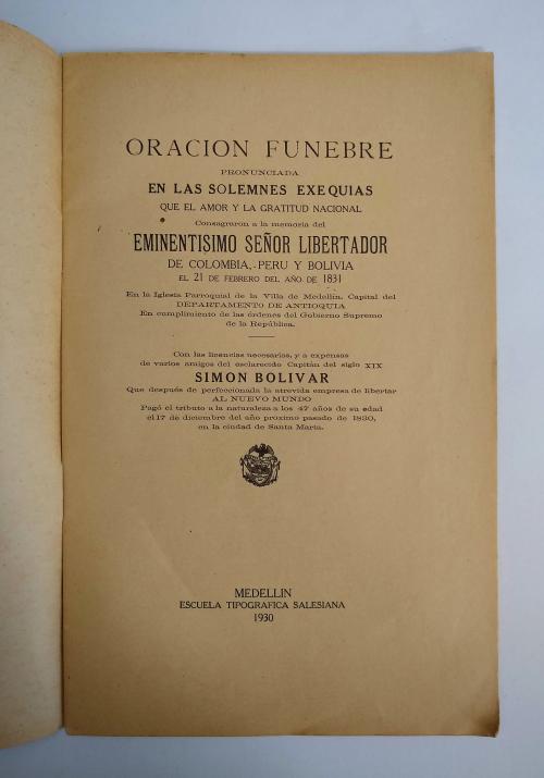 Gutiérrez, Antonio María : Tres joyas de méritos: Oración f