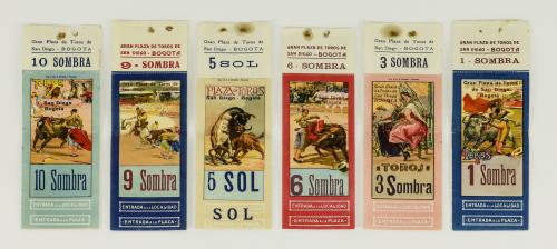 6 boletos de la Plaza de Toros