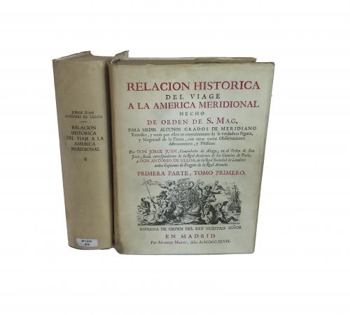 Relación del Viage a la América meridional. Tomo I y II