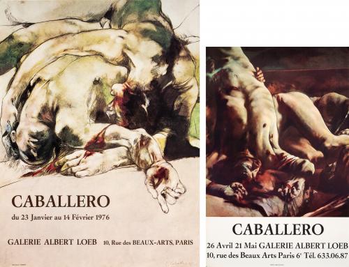 Luis Caballero Colombia, 1943 - 1995 : Afiche de exposición