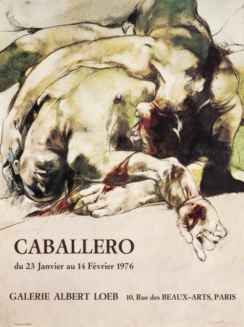 Luis Caballero Colombia, 1943 - 1995 : Afiche de exposición