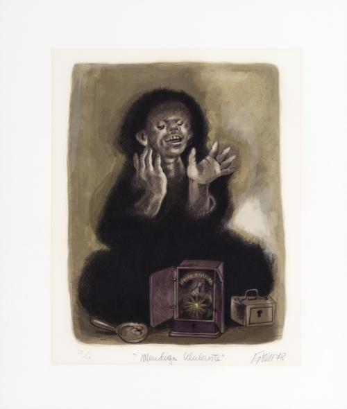 Enrique Grau Panamá, 1920 - Colombia, 2004 : Mendiga ululan