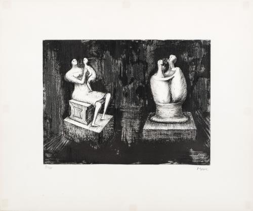 Henry Moore Inglaterra, 1898 - 1986 : Sin título