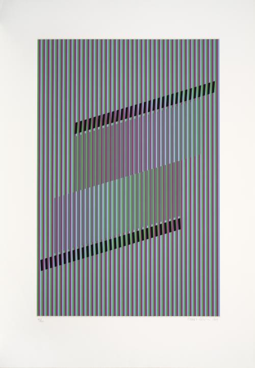 Carlos Cruz-Diez Venezuela, 1923 - Francia, 2019 : Sin títu