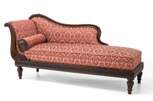 Chaise longue estilo victoriano