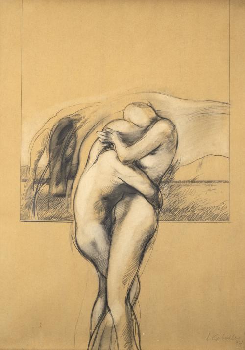 Luis Caballero Colombia, 1943 - 1995 : [Desnudos entrelazad