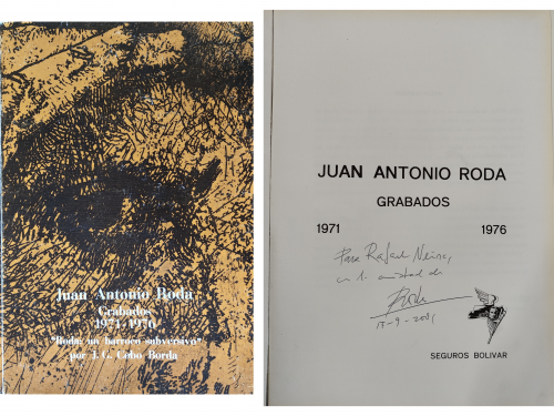 Cobo Borda, J. G. : Juan Antonio Roda grabados 1971- 1976