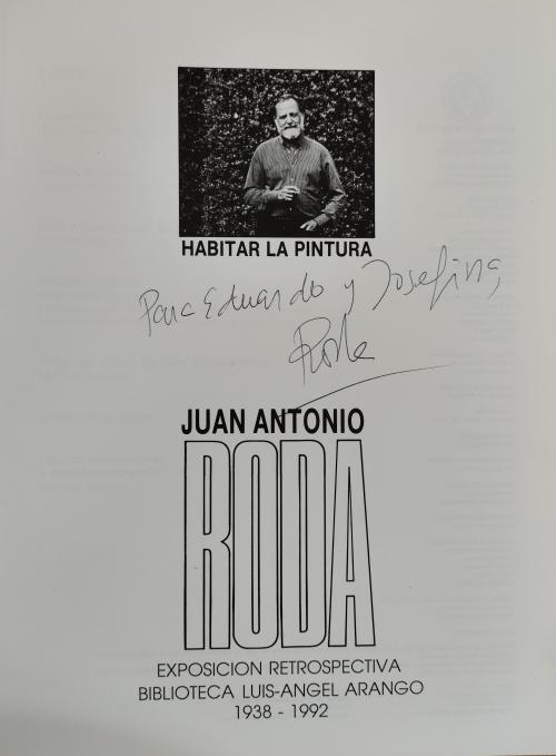 Roda, Juan Antonio : Juan Antonio Roda Habitar la Pintura 1