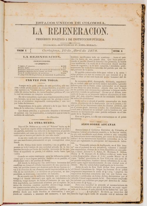 La Rejeneración. Periódico político I de instrucción pública