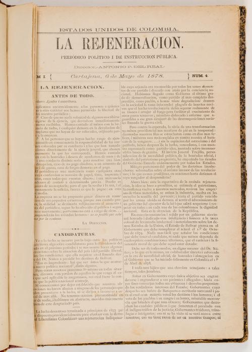 La Rejeneración. Periódico político I de instrucción pública