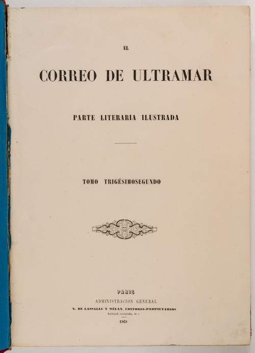 Correo de Ultramar. Tomos I, III, V, XIII, XXX, XXXI, XXXII