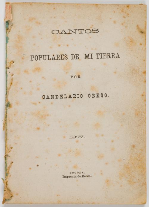 Obeso, Calendario : Cantos Populares de mi tierra