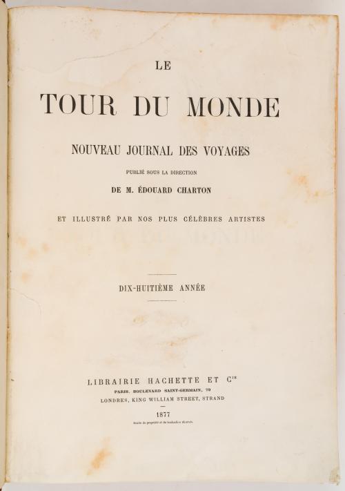 Dix-Huitième Année : Le Tour du Monde, nouveau journal des 