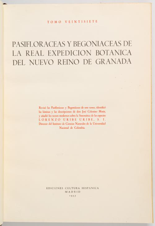 Flora de la Real Expedición Botánica del Nuevo Reino de Gra