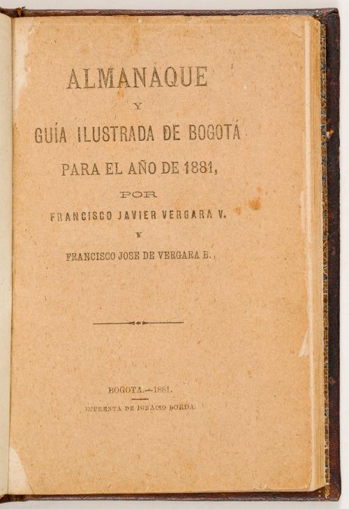 Vergara V., Francisco Javier : Almanaque y guía ilustrada d