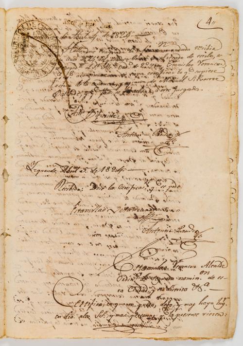 Manuscritos Tomás Cipriano de Mosquera