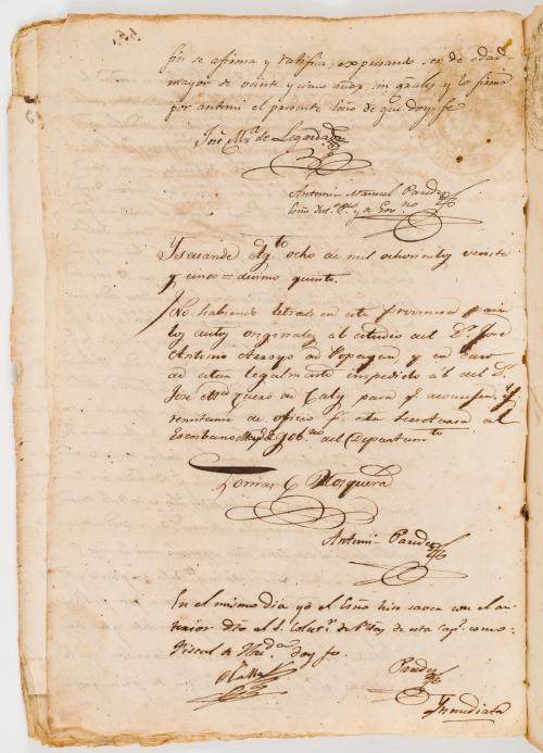 Manuscritos Tomás Cipriano de Mosquera