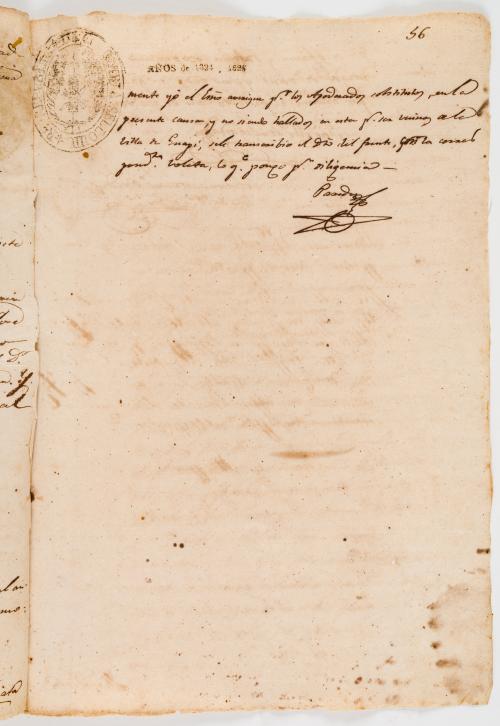 Manuscritos Tomás Cipriano de Mosquera