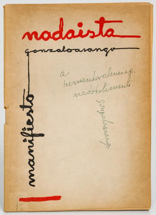 Arango, Gonzalo : Primer Manifiesto Nadaista. 1ra edición