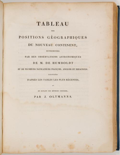 Humboldt, Alexander de : Voyage de Humboldt et Bonpland.Re