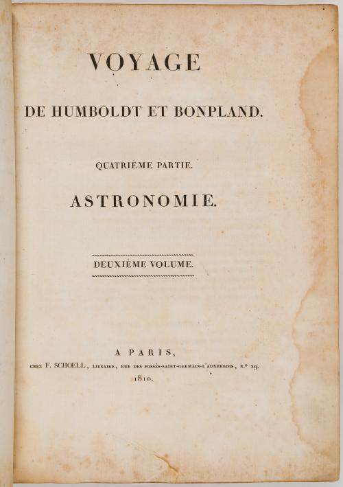 Humboldt, Alexander de : Voyage de Humboldt et Bonpland.Re