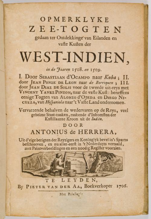 De Herrera y Tordesillas, (Antonio) : Relatos de viajes en 