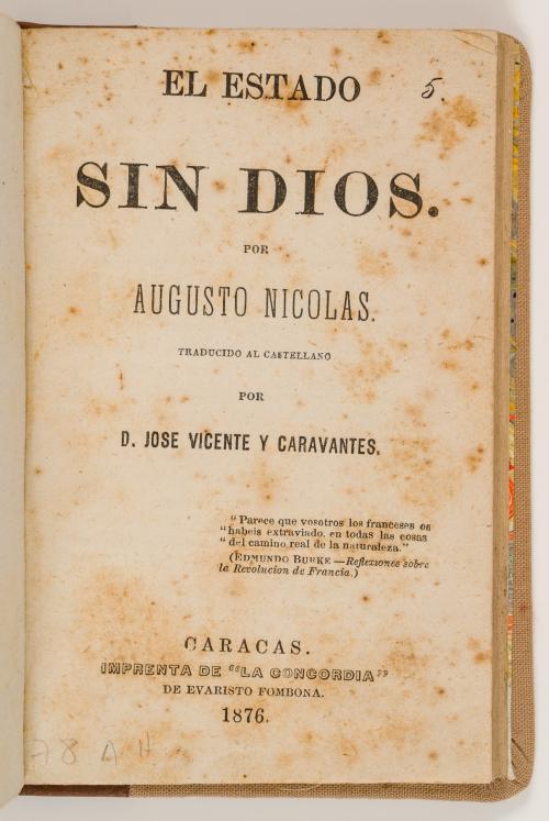 Colombia y Venezuela 1876-1880