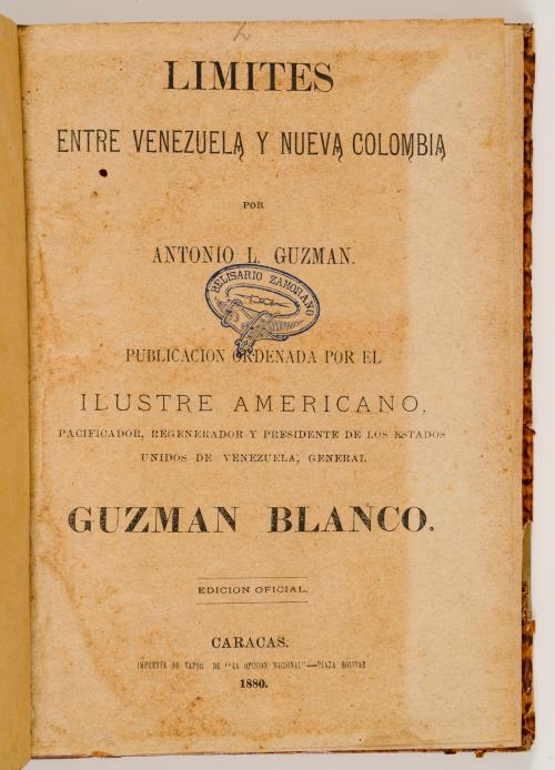 Colombia y Venezuela 1876-1880