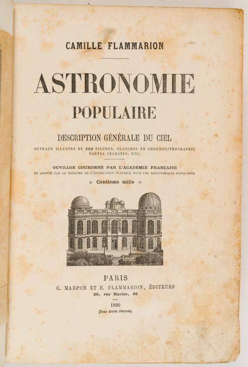 Flammarion, Camille : Astronomie populaire