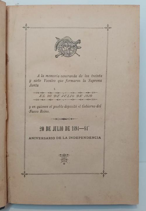 Recuerdos históricos de la independencia 1491 - 1820