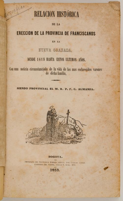 Relación histórica de la erección de la provincia de franci