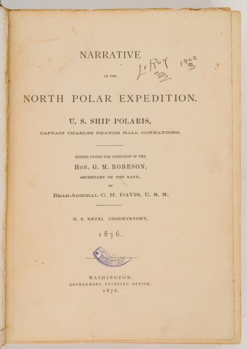 Hall, Charles FrancisDavis, Charles Henry : Narrative of t