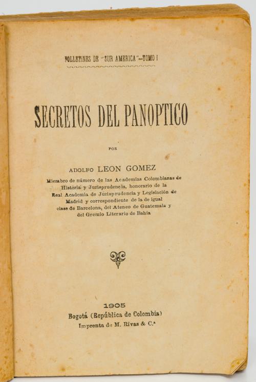 Gómez, León : Secretos del panóptico