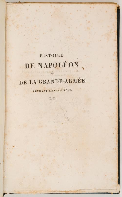 M. Le Général Comte de Ségur : Histoire de Napoléon et de l