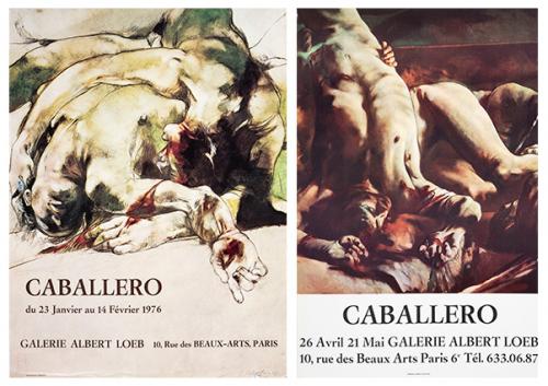 Luis Caballero Colombia, 1943 - 1995 : Afiche exposición. (