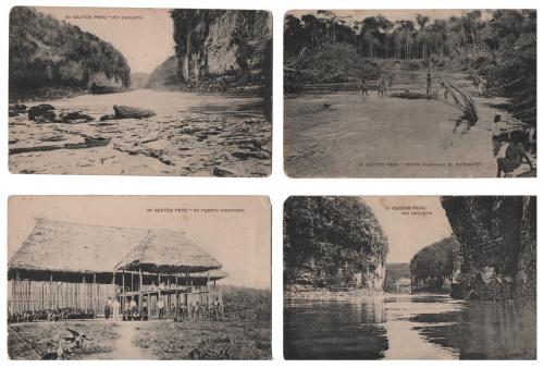 7 Postales caucherias, río Caquetá y Putumayo (Iquitos)